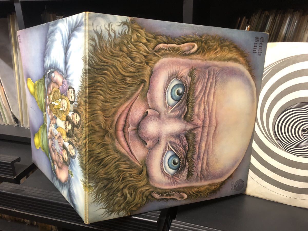 ブリット プログレOrg LP ▼ Gentle Giant-s/t ‘70英VERTIGO原盤 ▼ メロトロンPROG * ジェントル・ジャイアント * ヴァーテイゴ * UK初版拍卖