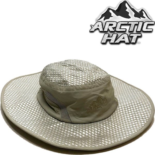 1点物◆アークティックハットARCTICサファリハット古着メンズレディースOKアメカジブランド90sストリート中古バケットハットベージュ372723拍卖