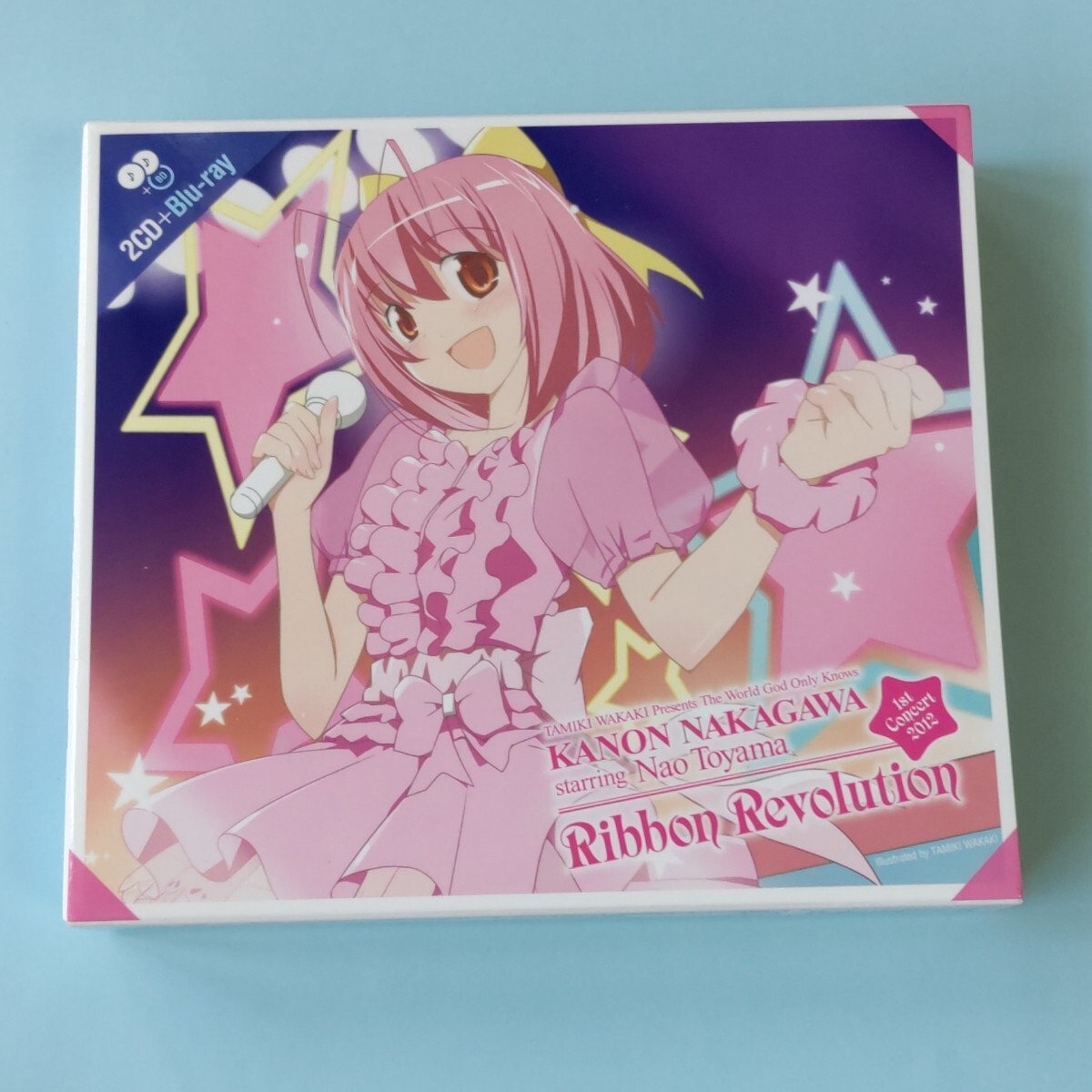 【1回再生しただけの美品です】神のみぞ知るセカイ 中川かのん starring 東山奈央 1st Concert 2012 Ribbon Revolution ★2CD+Blu-ray拍卖