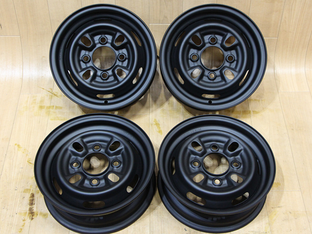 B470 当時物 激レア 希少 旧車 TOPY 鉄チン 12X4J+35 PCD114.3 ハブ径74mm 鉄ホイール 4本 JDM USDM 軽トラ 軽バン 日産 手渡し可能 山梨県拍卖