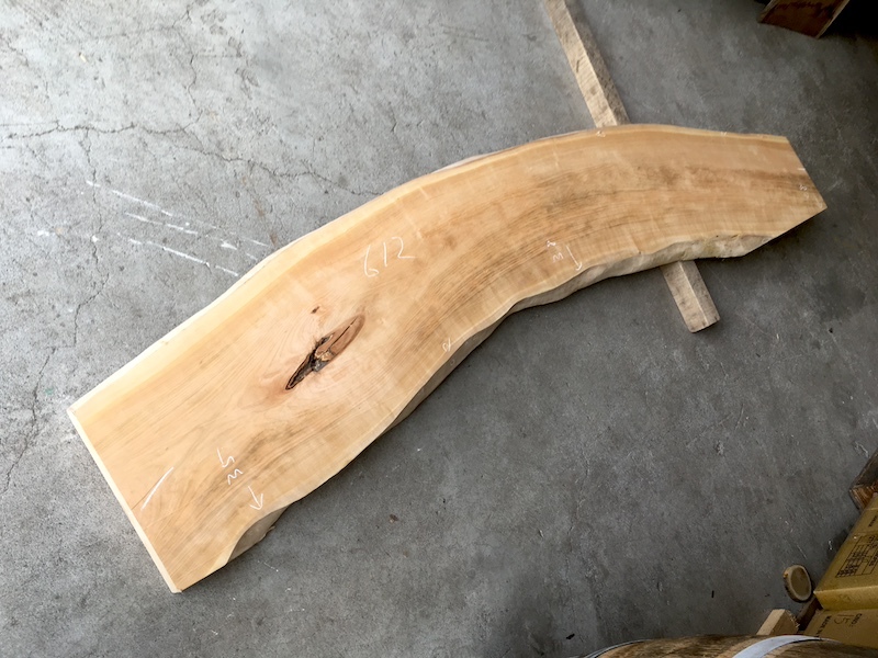 サクラ(桜)カウンター天板 No.20240612sak拍卖