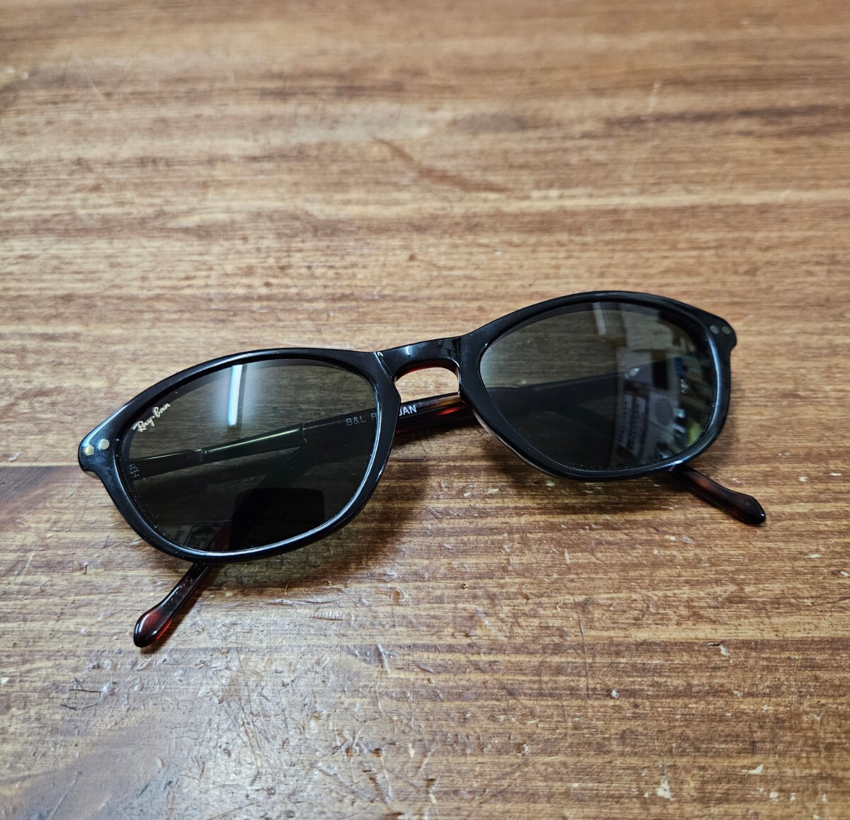 美品☆Ray-Ban ヴィンテージ レイバン サングラス 眼鏡 メガネフレーム W2972 サイドロゴ B&L拍卖