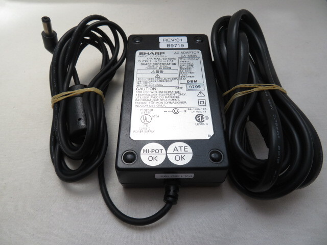 AD34308★シャープ SHARP★ACアダプター★EA-M50V★保証付!即決!拍卖