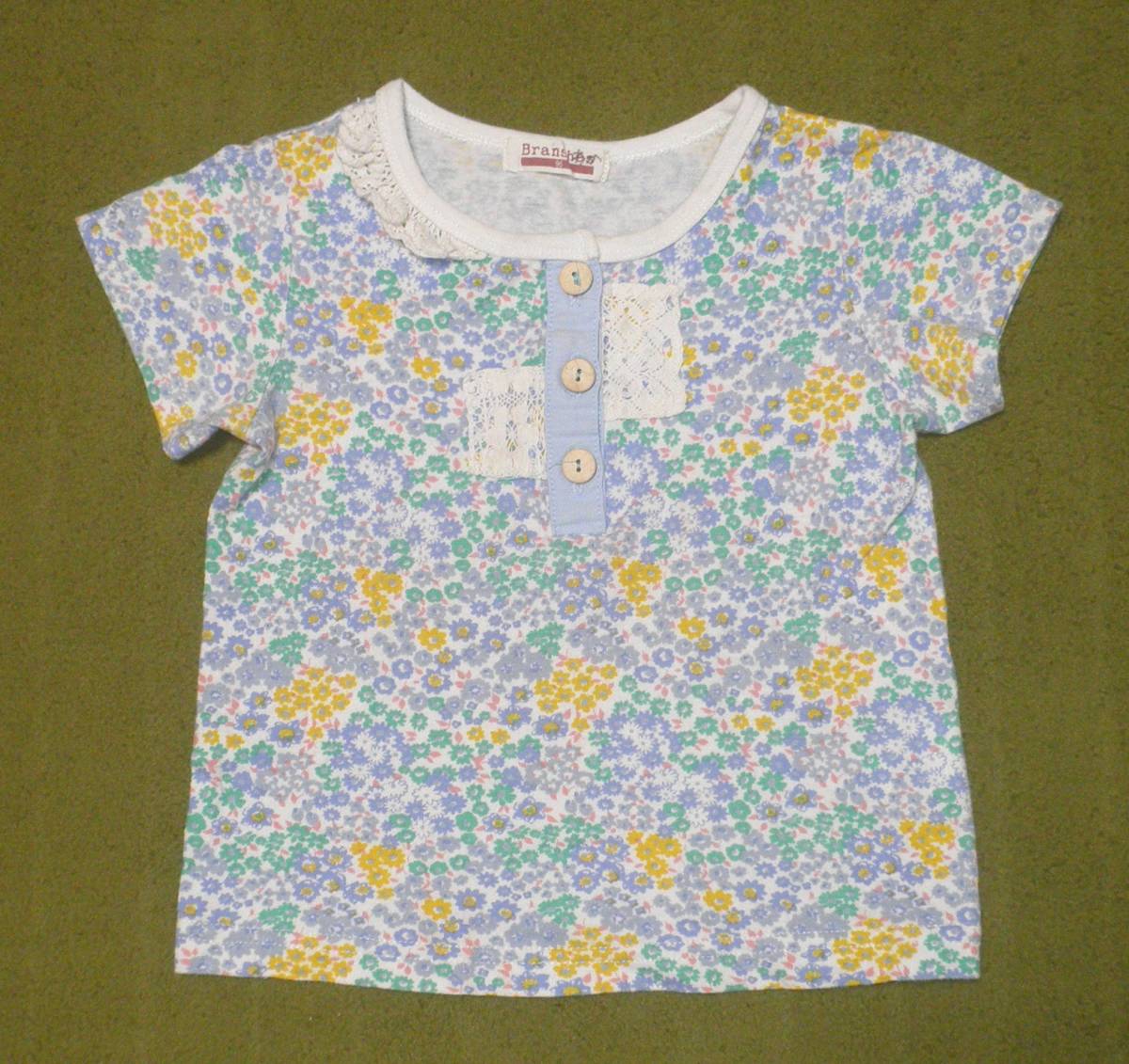 Branshes ブランシェス 花柄 カットソー 95拍卖