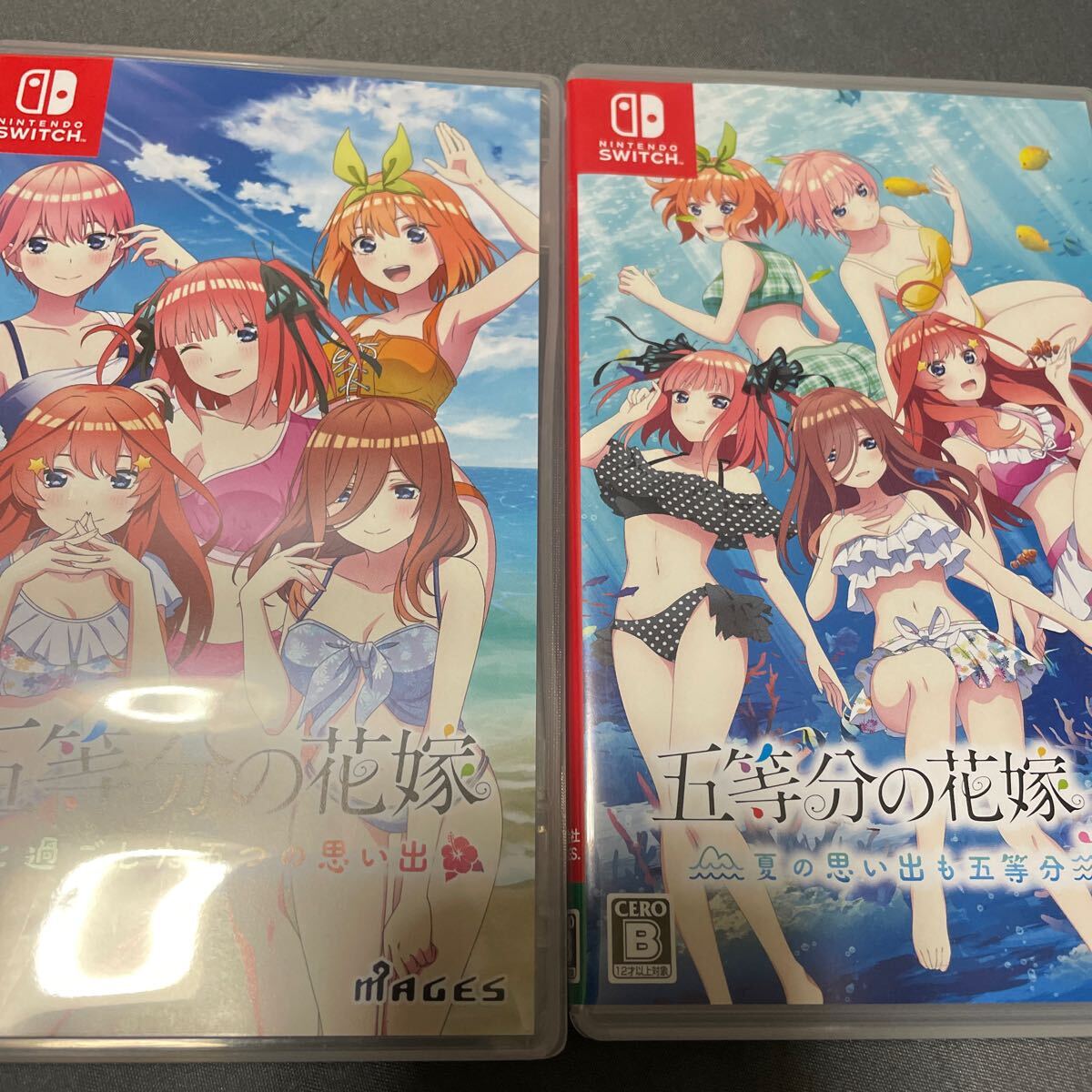 Nintendo Switch ソフト 五等分の花嫁 君と過ごした五つの思い出 五等分の花嫁∬ ~夏の思い出も五等分~ 通常版 中古拍卖