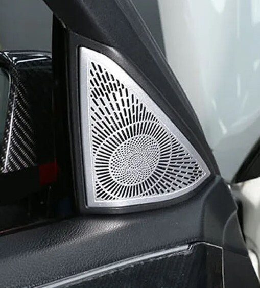 高品格♪ ベンツ サテンシルバー Aピラー スピーカー カバー W212 S212 E250 E300 E350 E400 E550 E63 Eクラス セダン ワゴン拍卖