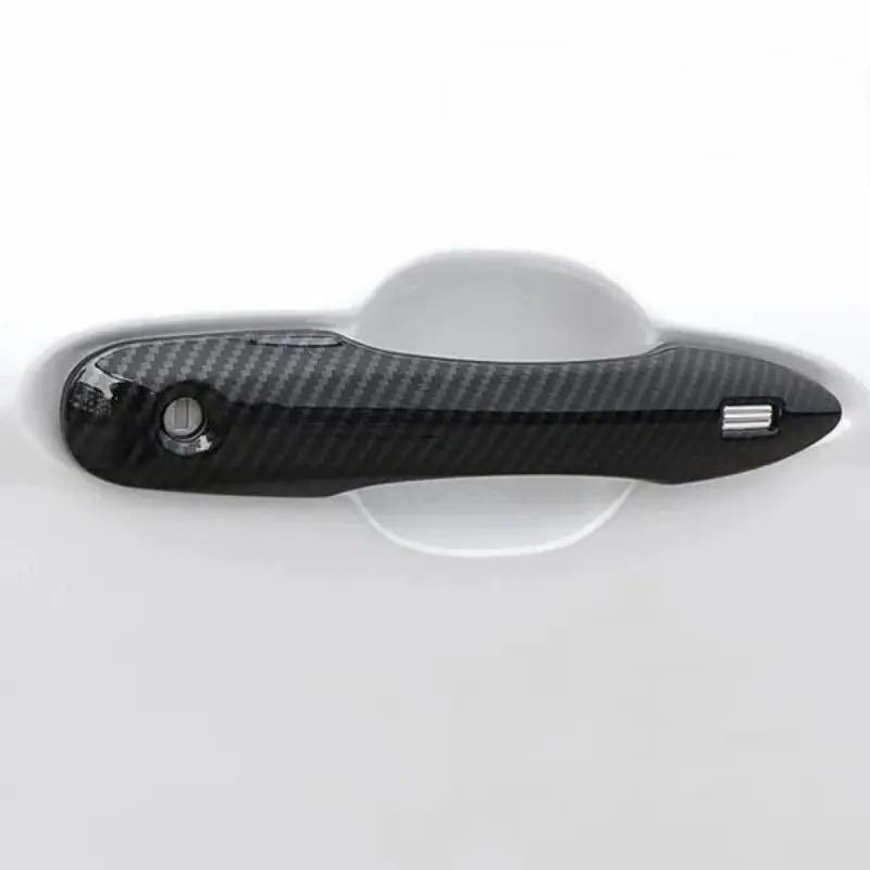 スポーティ全開♪ カーボン ルック ドアハンドル カバー トヨタ GRヤリス GXPA16 RS RC RZ ハイパフォーマンス ライトパッケージ拍卖