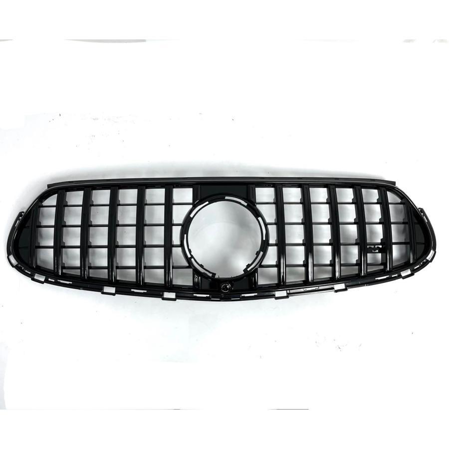 即納便♪ メルセデス ベンツ パナメリカーナ GLC63ルック グリル C254 GLC220d GLCクラス クーペ ブラック拍卖