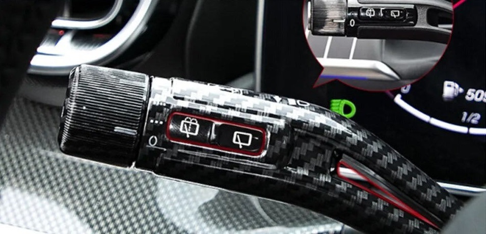 スポーティ全開♪ メルセデス ベンツ カーボン ルック シフトレバー カバー X296 EQS450 EQS580 4マチック EQSクラス SUV拍卖