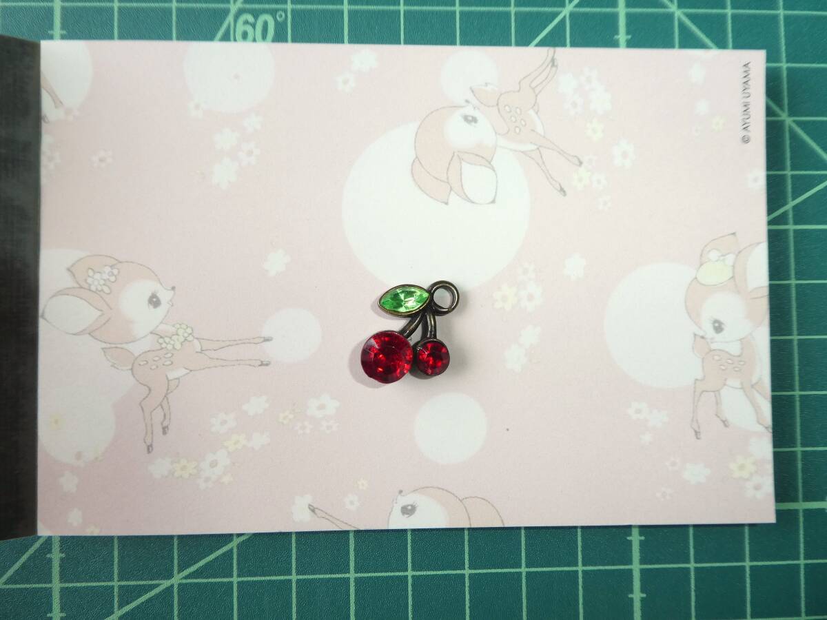 即決★レア宇山あゆみバンビメモ帳3★レトロ昭和カナリア堂小鹿ベビー布団拍卖