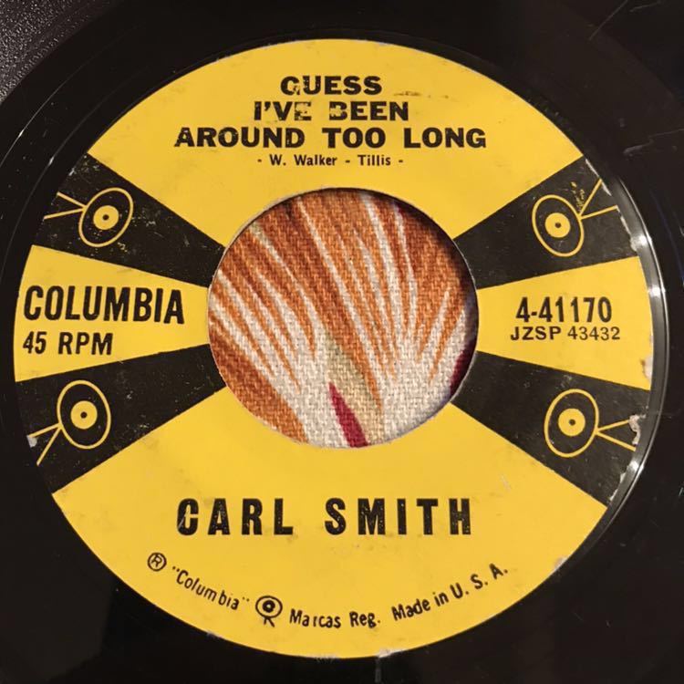 CARL SMITH US Original 7inch GUESS I’VE BEEN AROUND TOO LONG拍卖