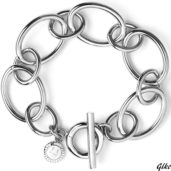 【太陽のように明るいチャームが可愛らしいチェーンブレスレット】 サージカルステンレス316L(金属アレルギー対応) シルバー拍卖