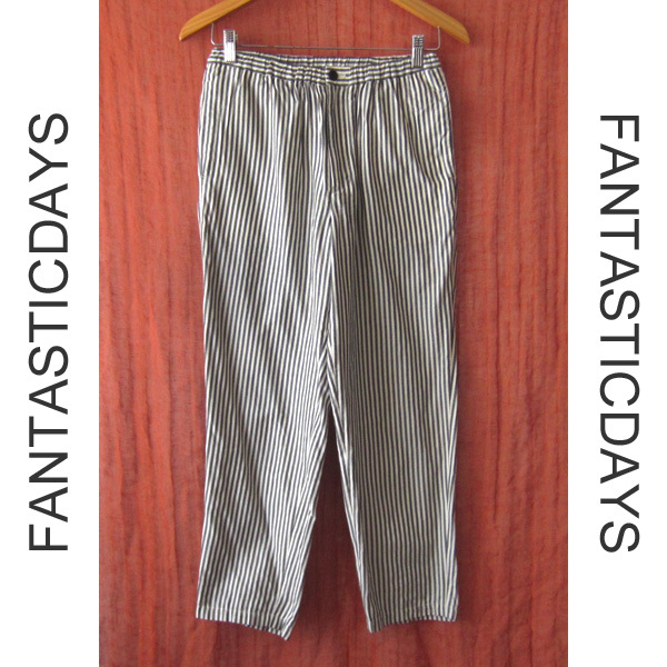 美品 FANTASTICDAYS/ファンタスティックデイズ★ ストライプイージーパンツ拍卖