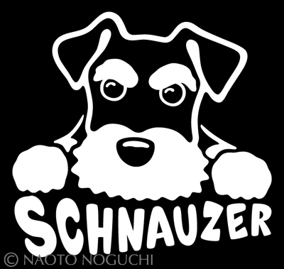 オリジナル ステッカー シール DOG IN CAR ドッグインカー ミニチュア シュナウザー ミニチュアシュナウザー C4拍卖