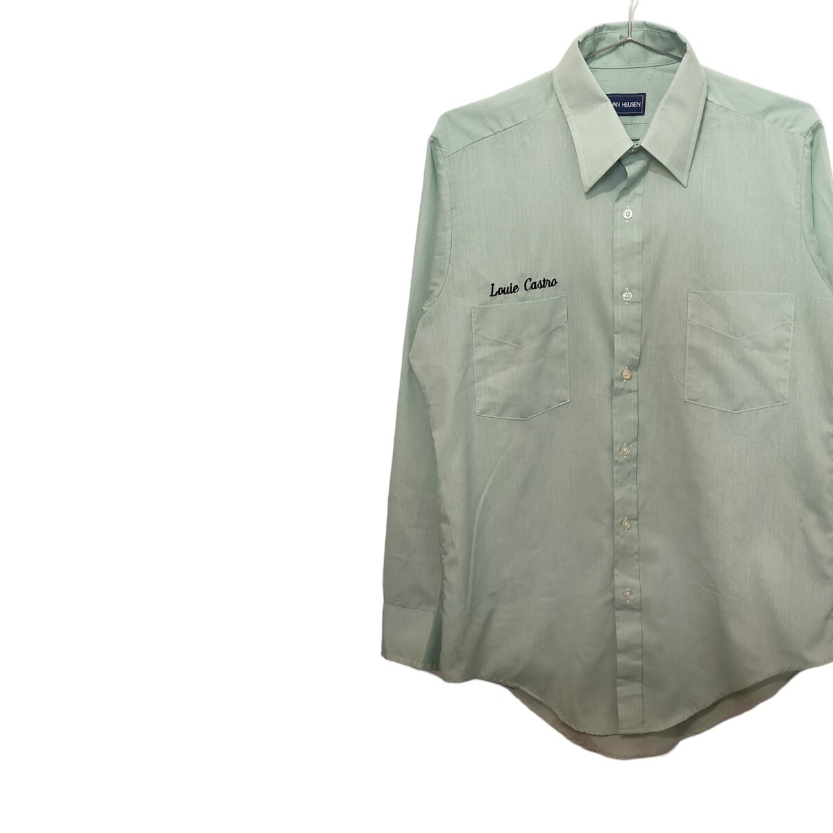 古着 van heusen 長袖シャツ ワークシャツ ヴィンテージ 80s拍卖