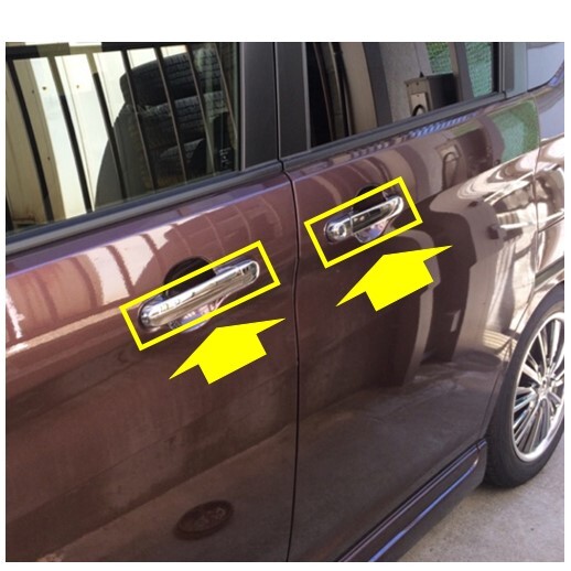 ◆新品 未使用 純正部品 スズキ ソリオ バンディット Fリミテッド メッキドアハンドル フロント リア 左右 セット メッキハンドル◆拍卖