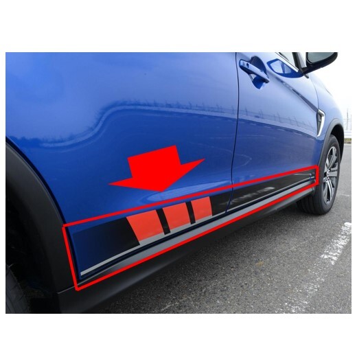 ◆新品 未使用 純正部品 三菱 純正 RVR ボディサイドデカール 左右 オプション パーツ MITSUBISHI ドレスアップ カスタム グレードアップ◆拍卖