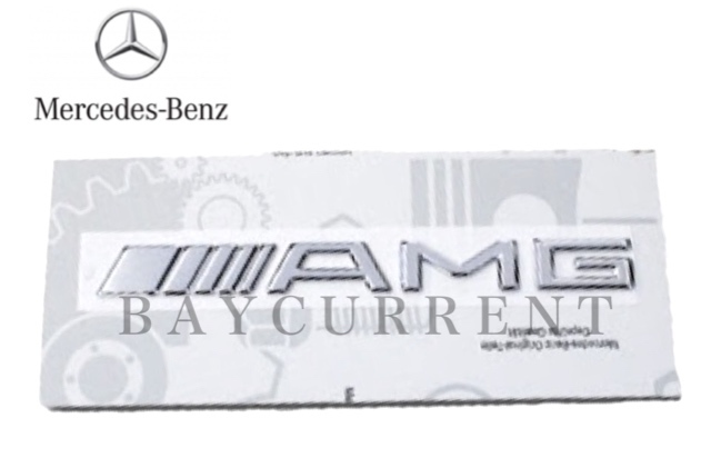 【正規純正品】 ベンツ AMG リア エンブレム Eクラス W210 W211 E55 E63 SLKクラス R170 R171 SLK32 SLK55 2208170815 リヤ エンブレム拍卖