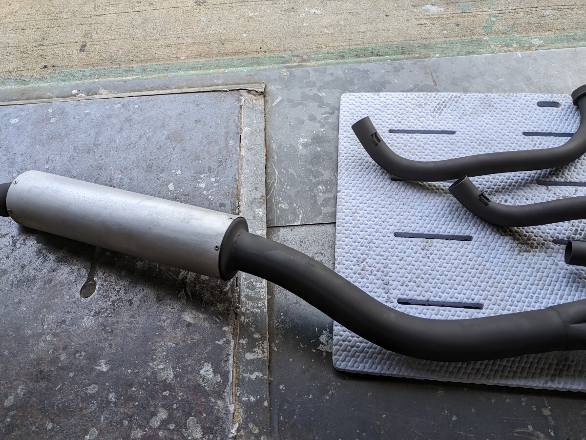 カワサキ GPz900R Ninja/ニンジャ 月木レーシング/ツキギ デクスター 4in1 フルエキマフラー 凹み、ガリキズ無し 美品 当時物 スチール拍卖