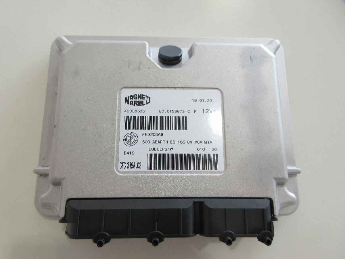 0039  アバルト AT ECU 品番 46338536拍卖