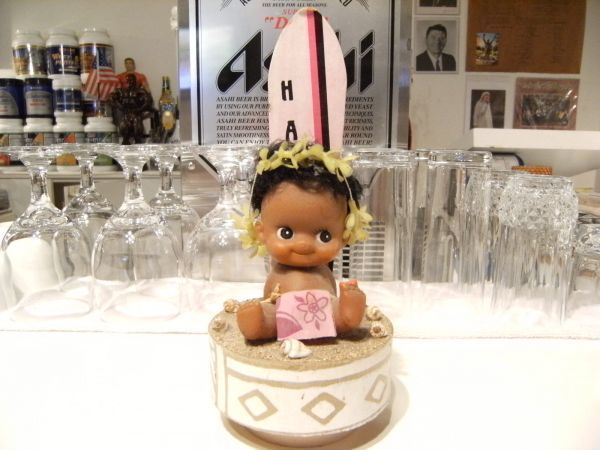 昭和レトロ★ビンテージ★USA製品★80年代★HAWAII ハワイ ハワイアン オルゴール 人形 フィギュア フラダンス★グアム サイパン拍卖