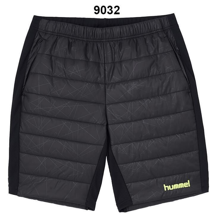 新品送料無料 Hummel ヒュンメル パデッドショーツ Oサイズ ブラック×イエロー 中綿 ショートパンツ拍卖