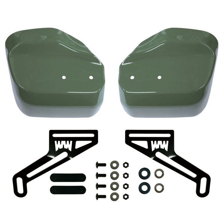 1週間~2週間以内発送 ナックルガード ハンターカブ CT125 用 純正色 (パールオーガニックグリーン) ナックルカバー ハンドルカバー 傷防止拍卖