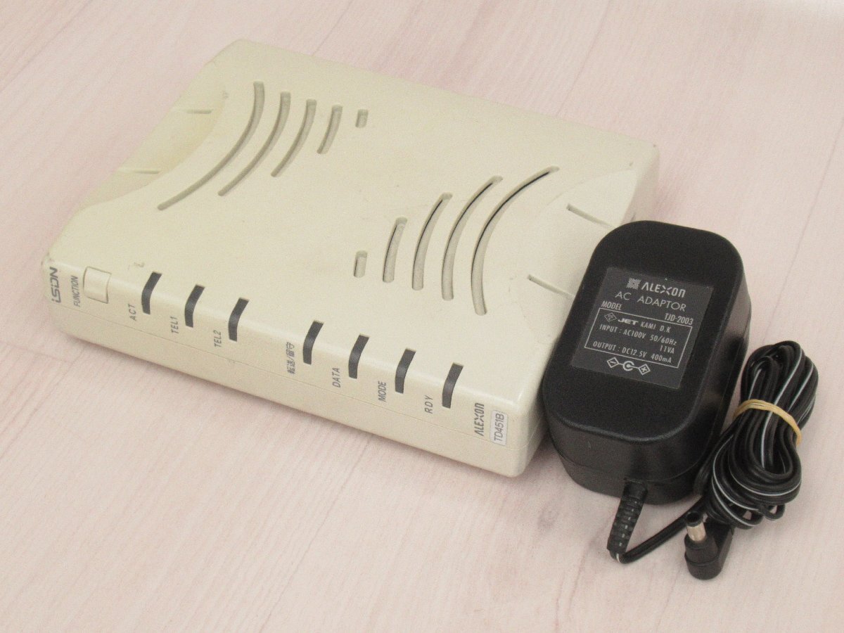 ALEXON TD451B アレクソン ISDNターミナルアダプタ 保証有 ZZE 15489#拍卖