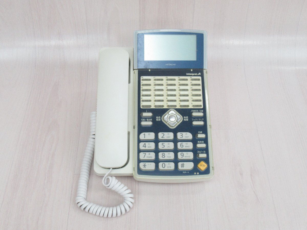 ▲日立 ET-30iA-PF2 iA アナログ停電用電話機 保証有 ZS1 17163拍卖