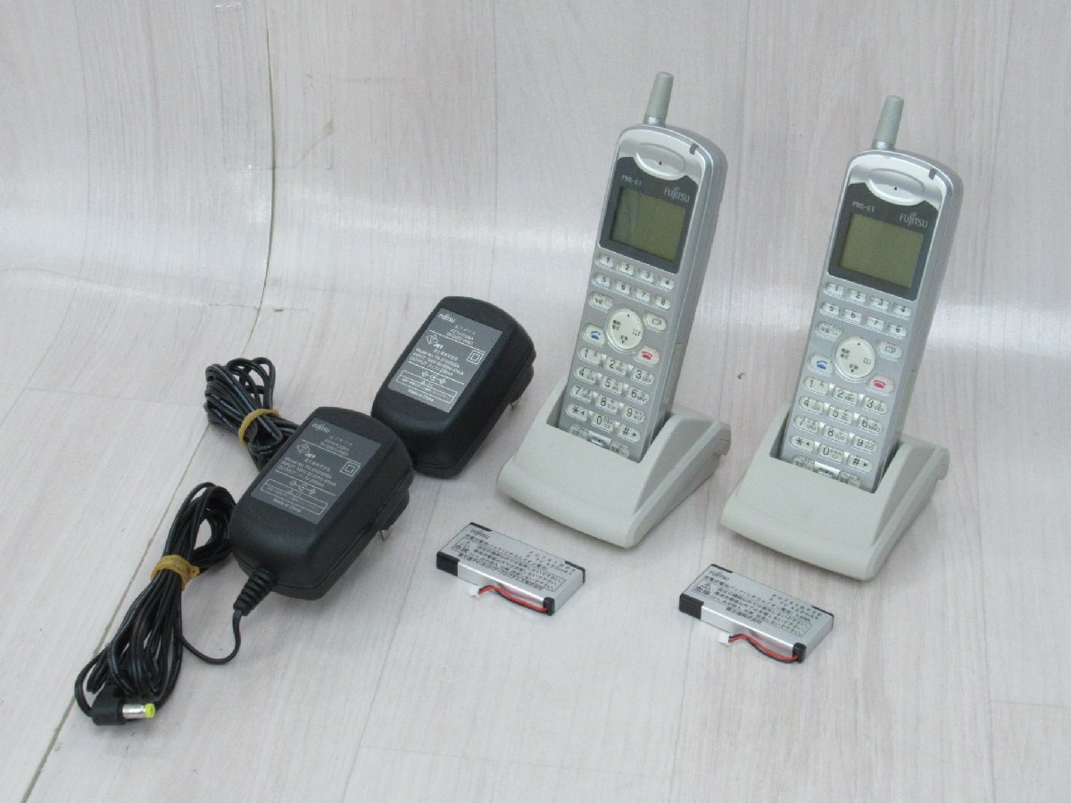 ▲富士通 FC741E1 2台セット D-station PHS-E1 保証有 YK 134拍卖