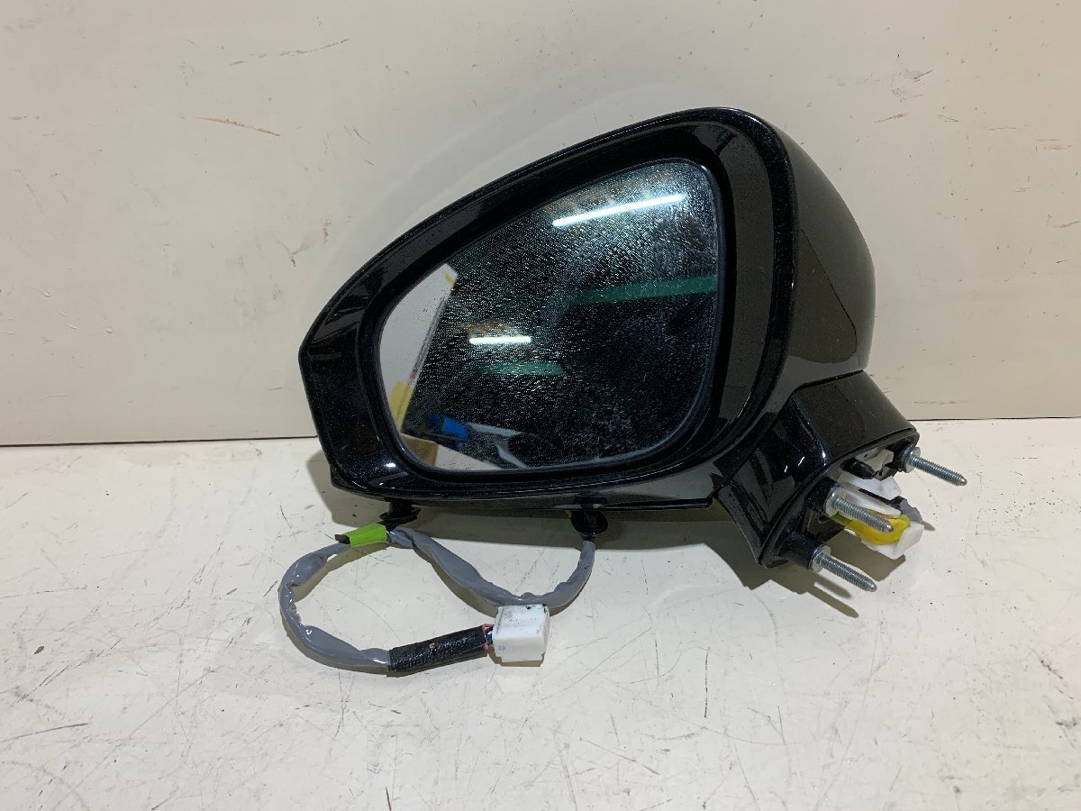 希少 トヨタ 純正 210系 ドア ミラー 黒 レンズ 左LH 左側 サイド ヒーター 572214 SR1300 (クラウン アスリート ロイヤル ARS210 GRS210)拍卖