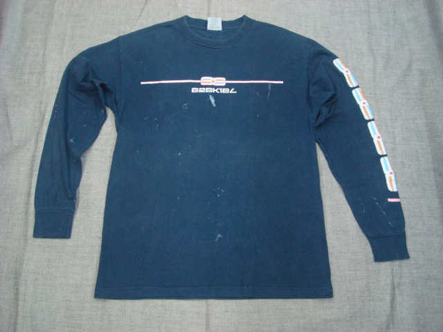 古着EZEKIEL(イズキール)メンズロンT(M)ペンキ飛び有拍卖