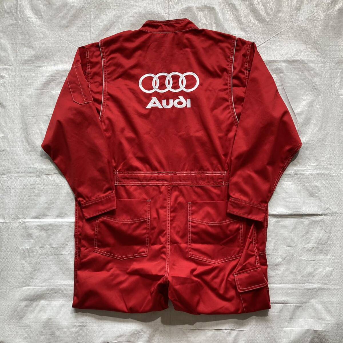 Audi アウディ 非売品 つなぎ 作業服 オールインワン 美品 L拍卖
