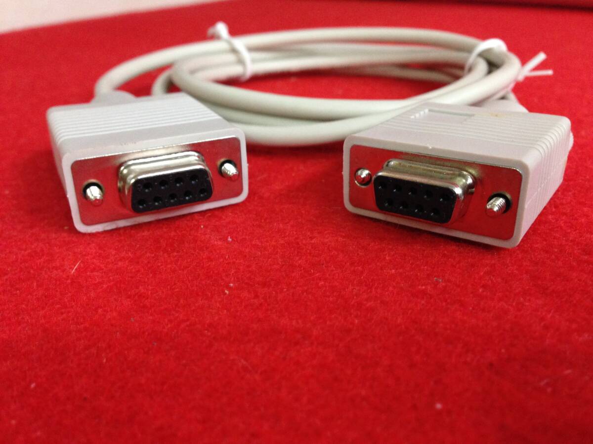 RS232C 9PIN(メス) - 9PIN(メス) 150cm シリアルクロスケーブル _0654拍卖