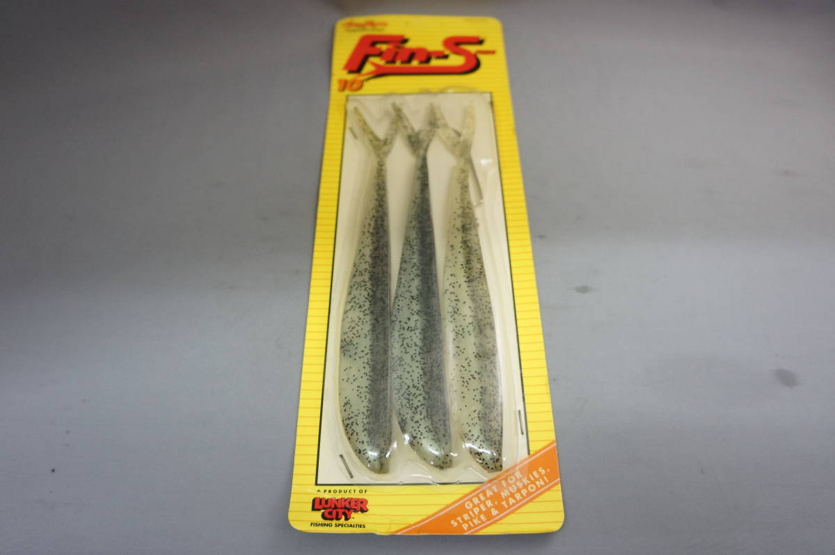 ランカーシティー★フィンズフィッシュ 10inch #89★新品 S&P/グリーンファントム Fin's FISH拍卖