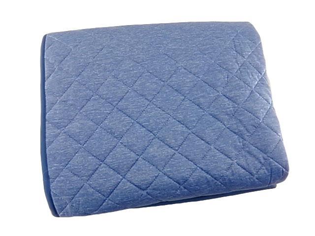 肘なし ソファーカバー 洗える 接触冷感 キルト 中掛けタイプ S 座面幅95x長さ165cm ブルー 夏拍卖