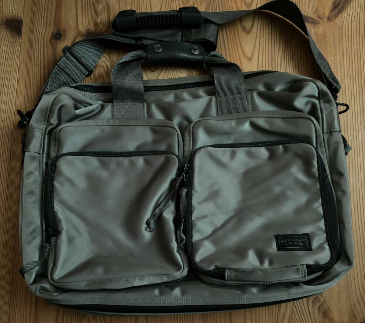 吉田カバン LUGGAGE LABEL ビジネスバッグ ブリーフケース ショルダーバッグ ポーター グリーン系 タンカー tanker拍卖