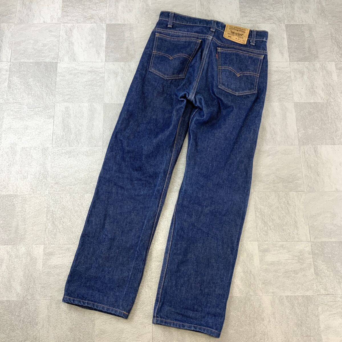 美品 90‘s USA製 Levi‘s 505リーバイス オレンジタブ デニムパンツ ジーンズ ジーパン メンズ W30 L36 濃紺 状態◎拍卖