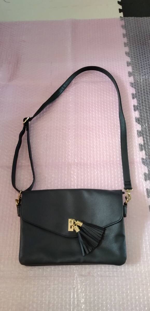 HK WORKS LONDON shoulder BAG ショルダー バッグ 黒拍卖