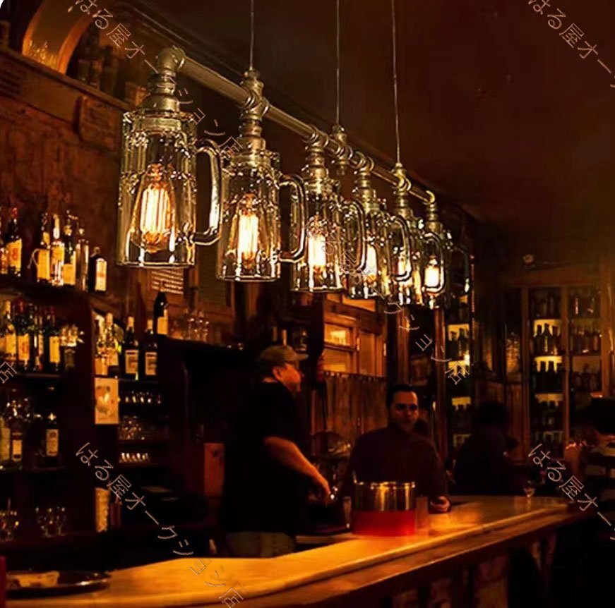 アメリカン インダストリアルランプ 壁掛け 工業 照明 男前 水道管 アンティーク リビング バー テーブルランプ拍卖