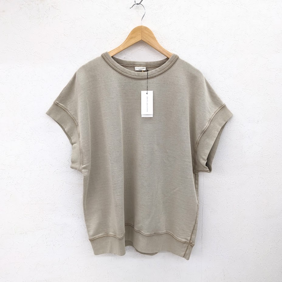 未使用品 DRIES VAN NOTEN ドリスヴァンノッテン SLEEVELESS SWEATER BEIGE スウェット 241-021157-8611-103拍卖