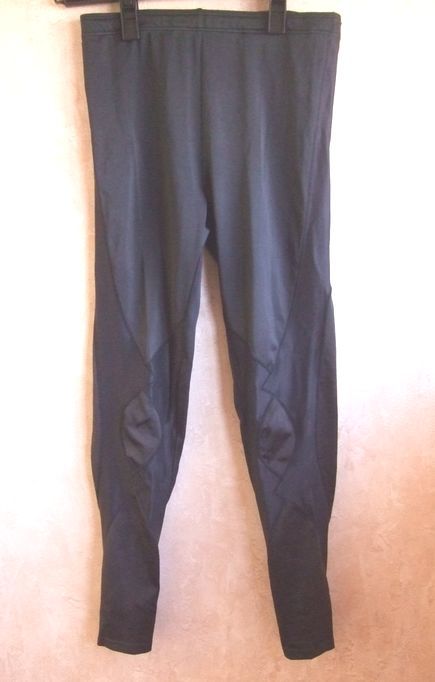 レディース古着A162■Mサイズ■黒CW-Xコンプレッションロングタイツ*HXY-109ジョギングランニング拍卖