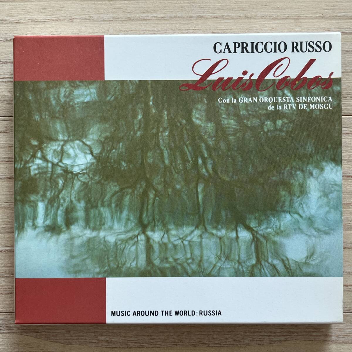 【国内盤/CD/旧規格/2800円盤/税表記無/CSR刻印/Epic/28・8P-5153/86年盤/with Outer Case,Booklet】ルイス・コボス/ロシア-大陸横断の車窓拍卖