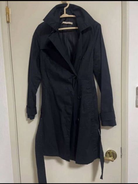 EGOIST エゴイスト トレンチ コート ブラック 黒 ロングコート 立ち襟にも ロングコート拍卖