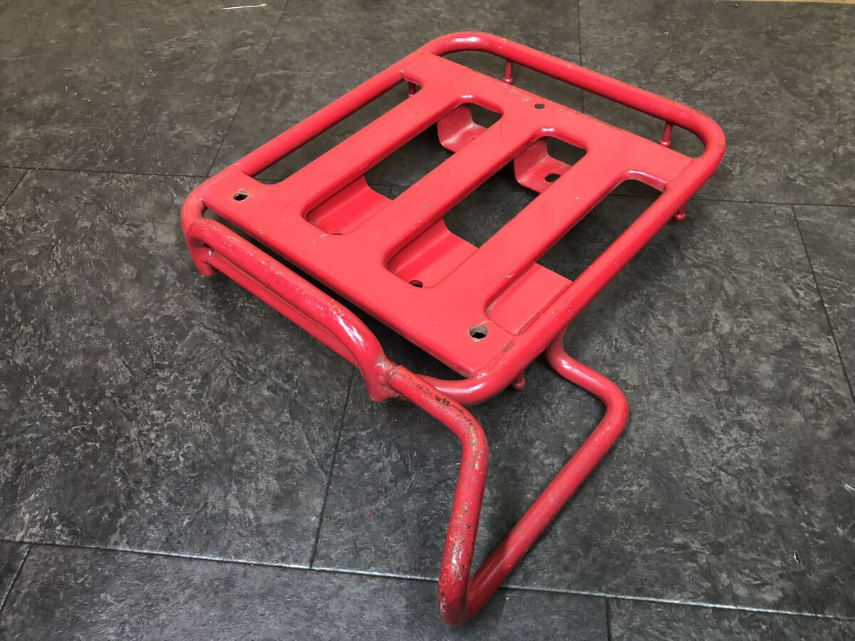 ホンダ MD90 郵政カブ 純正 リアキャリア 荷台 ベース 赤 MD50 MD70 ②拍卖