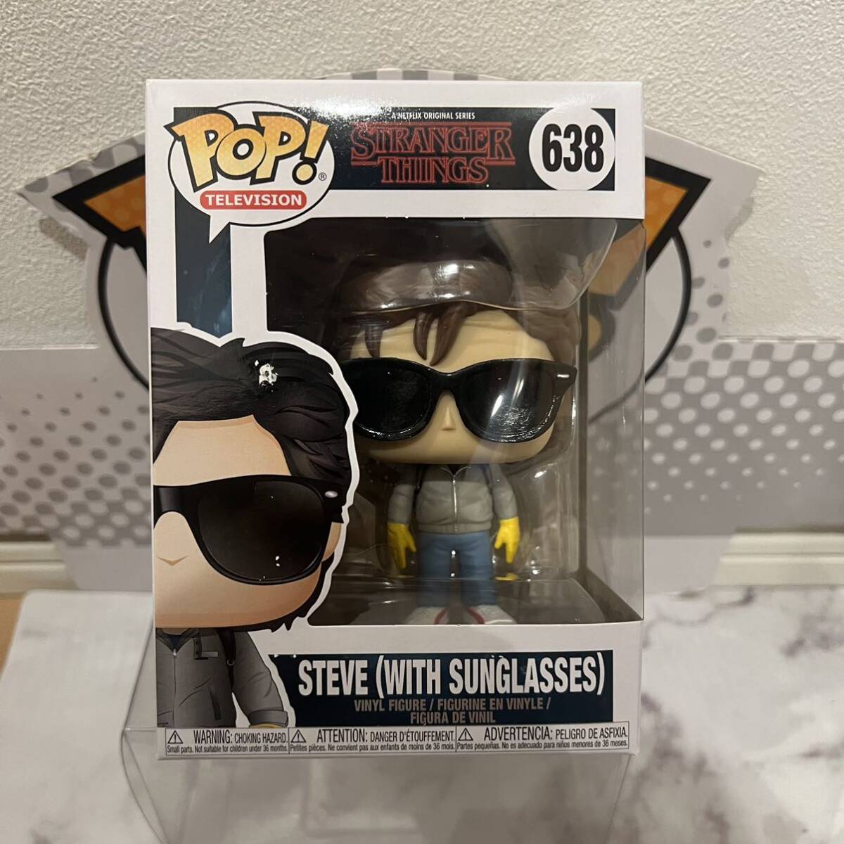 廃盤FUNKO POP! ストレンジャーシングス スティーブ サングラス&バット拍卖