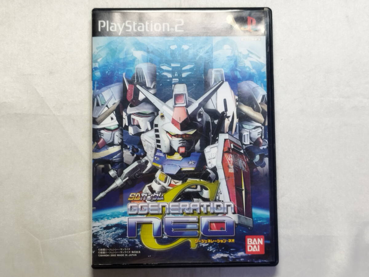 中古品/欠品有り PS2ソフト SDガンダム ジージェネレーション ネオ 説明書欠品拍卖