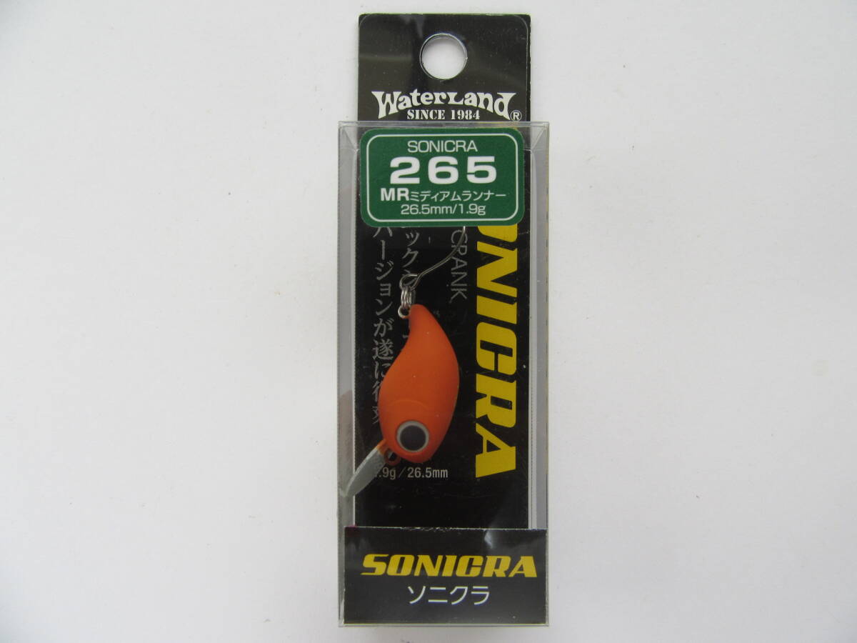 Water Land SONICRA 265MR 1.9g ウォーターランド ミディアムランナー 管釣り エリア トラウト拍卖