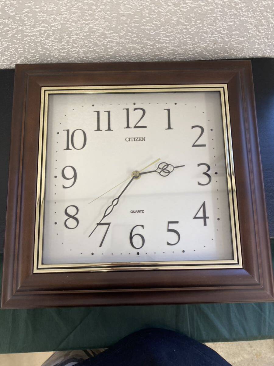 壁掛け時計 CITIZEN シチズン 掛け時計 QUARTZ インテリア No.505拍卖
