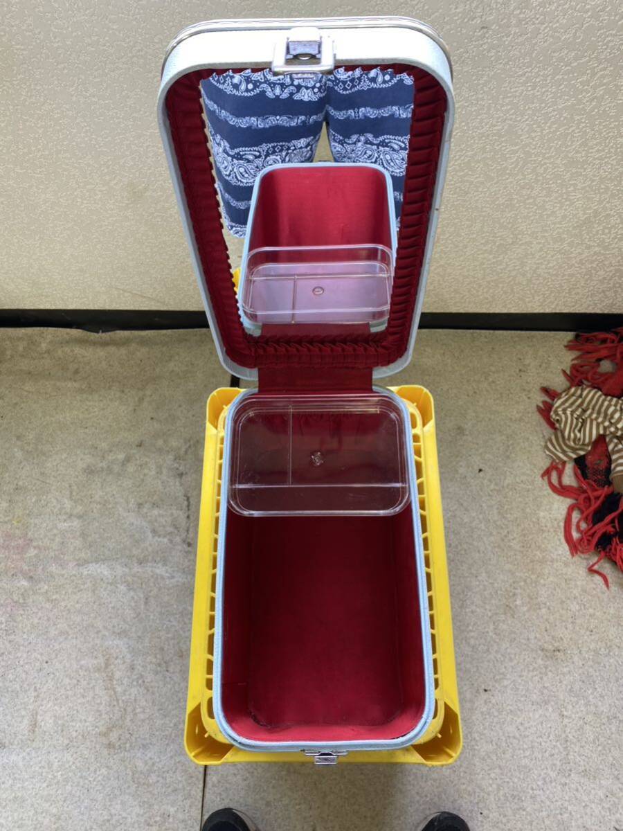 化粧箱 化粧 メイク道具 メイク昭和レトロ レトロ 小物入れ No.548拍卖